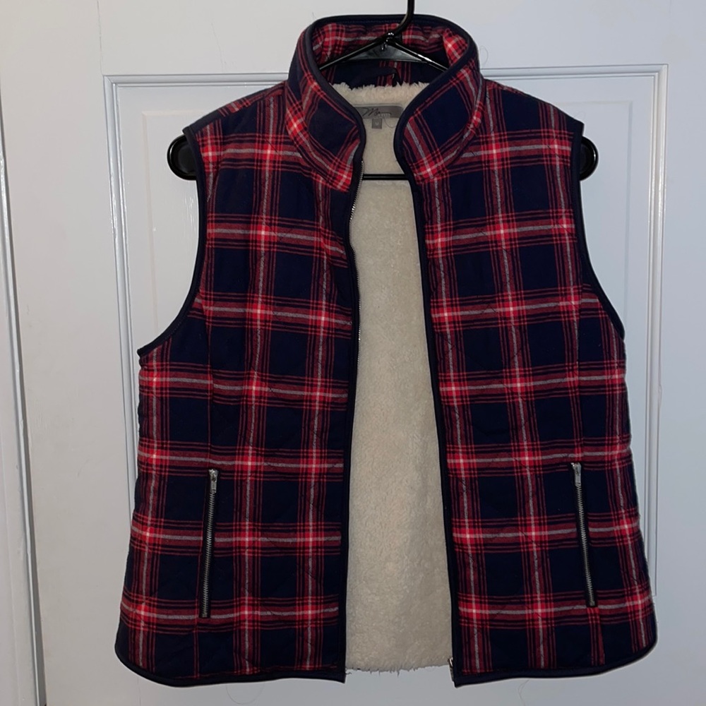 Plaid Vest